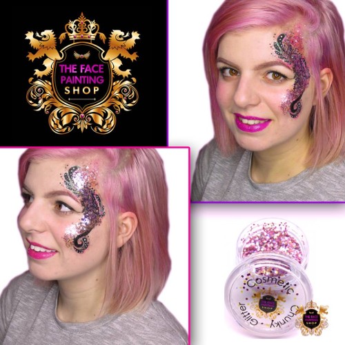 Chunky Glitter Baby Pink Iridescent Mix (Baby Pink Iridescent Mix)